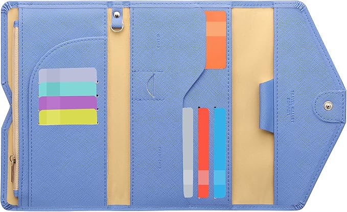ZOPPEN Mulit-purpose Rfid Blocking Passport Holder Travel Wallet Passport and by Zoppen