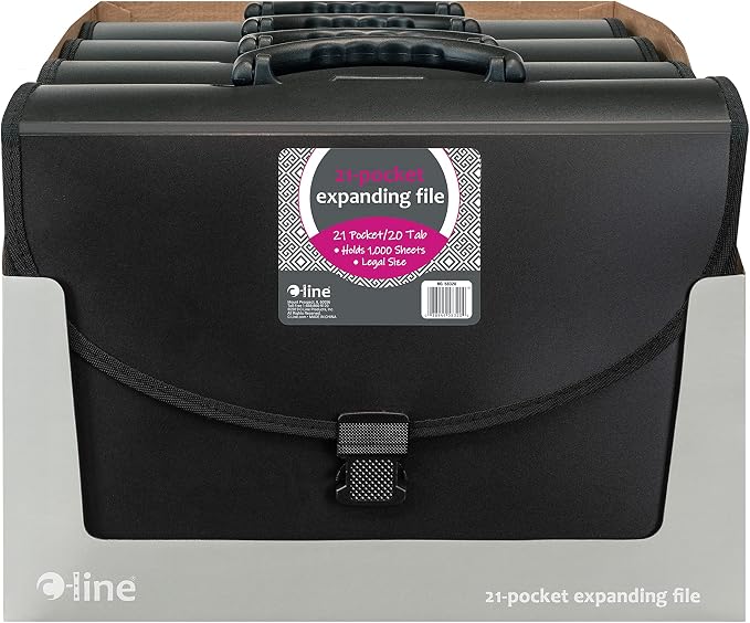 C-Line 21-Pocket Poly Expanding File - Image 6