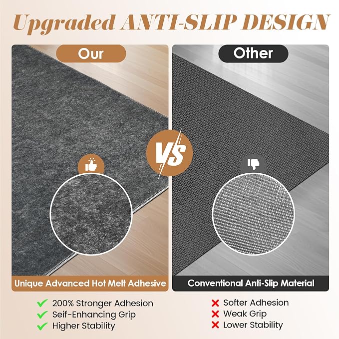 Office Chair Mat for Hardwood Floor & Tile Floor, Machine Washable Office Area - Image 6