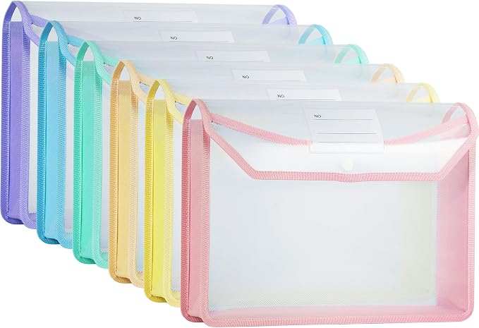 Plastic Expanding File Folder, Folders by WORPSON