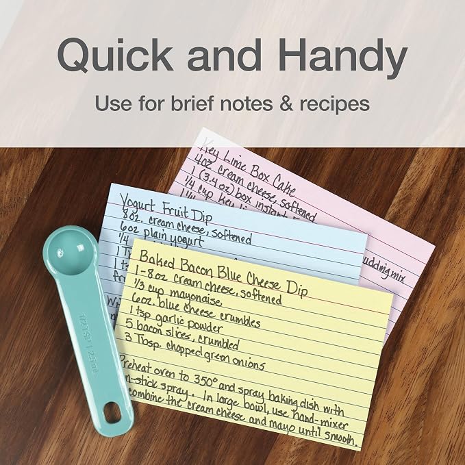 Oxford Ruled Index Cards, Lined Note Cards, Flashcards - Image 6