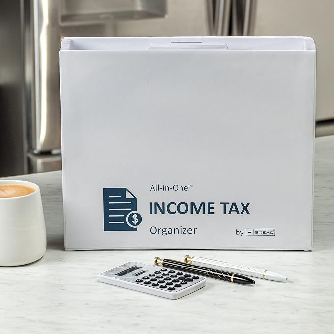 Smead All-in-One Income Tax Organizer, 12 Pockets, Flap and Cord Closure - Image 6