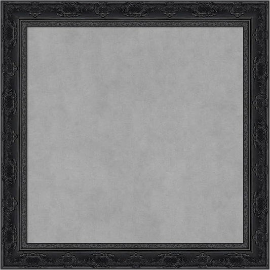 Amanti Art Black Framed Magnetic Board 24x24 Medium Vision Board by AmantiArt