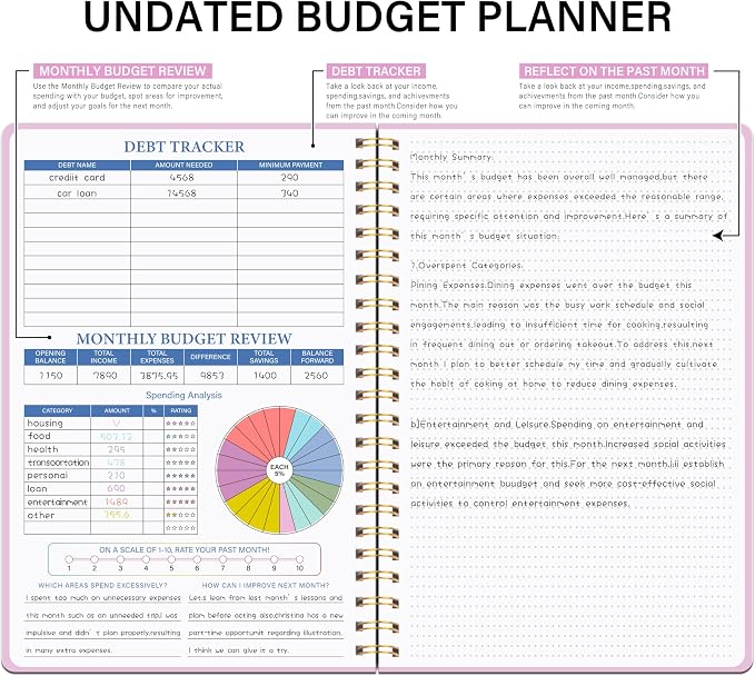 Budget Planner - Monthly Financial Planner Organizer - Image 3