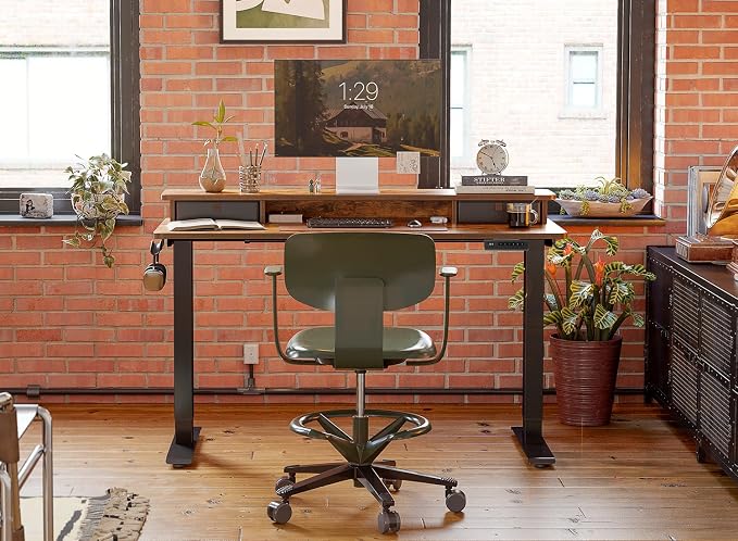 FEZIBO 48 x 24 Inch Height Adjustable Electric Standing Desk - Image 10