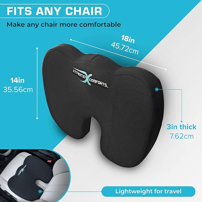 Xtreme Comforts Seat Cushion, Tailbone Relaxer - Image 2