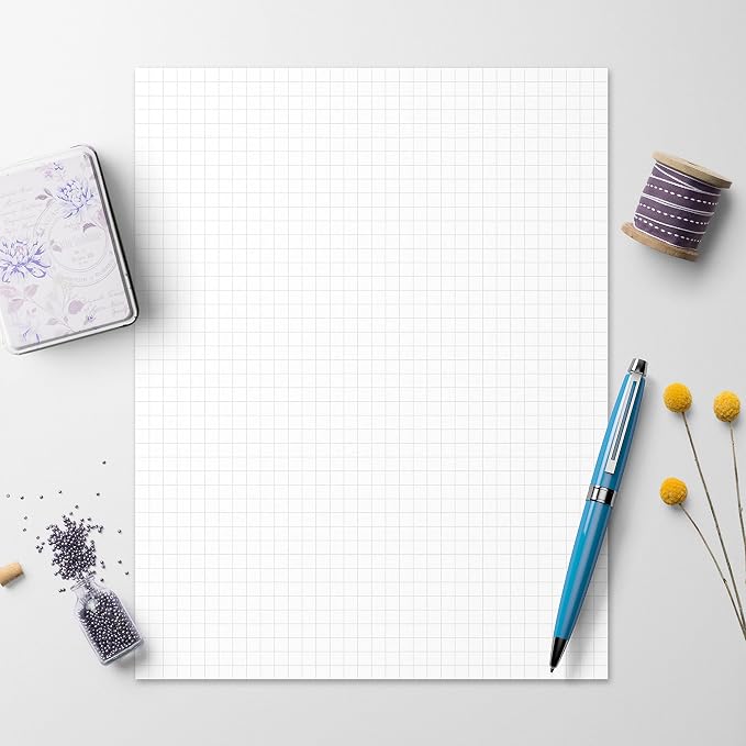321Done Double Sided Graph Paper Notepad, 0.25 Grid, Made in The USA, Quad - Image 3