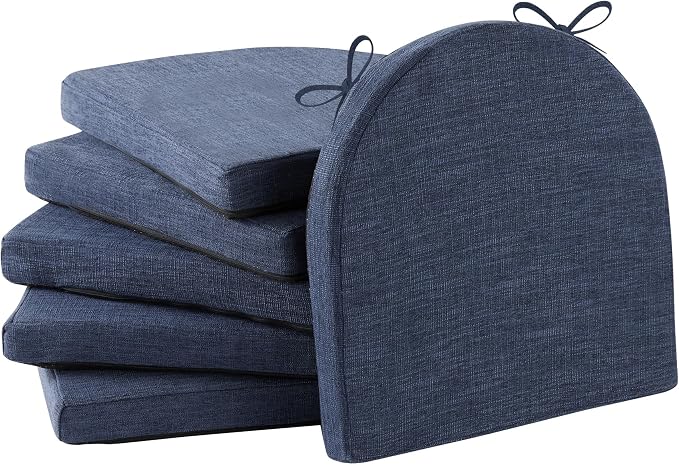 IPYNBAP Chair Cushions for Dining Chairs, Kitchen Chair Cushions, Non Slip by IPYNBAP