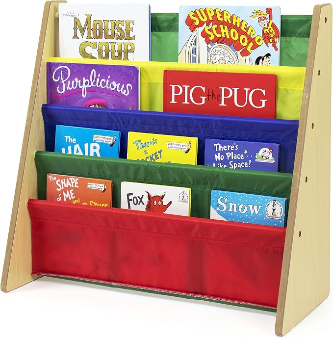 Humble Crew Kids Bookshelf, 4-Tier Front-Facing Book Display Organizer - Image 3