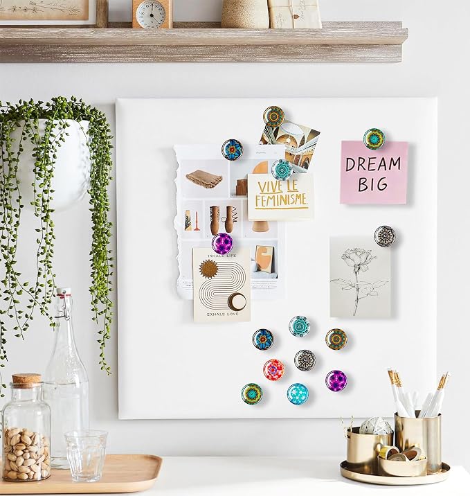 Push Pins, Thumb Tacks for Bulletin Board, Glass Decorative Pins and Tacks - Image 5