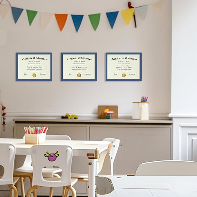 ELSKER&HOME 8.5x11 Picture Frame-Certificate Document Frame 6Pack, Display - Image 6