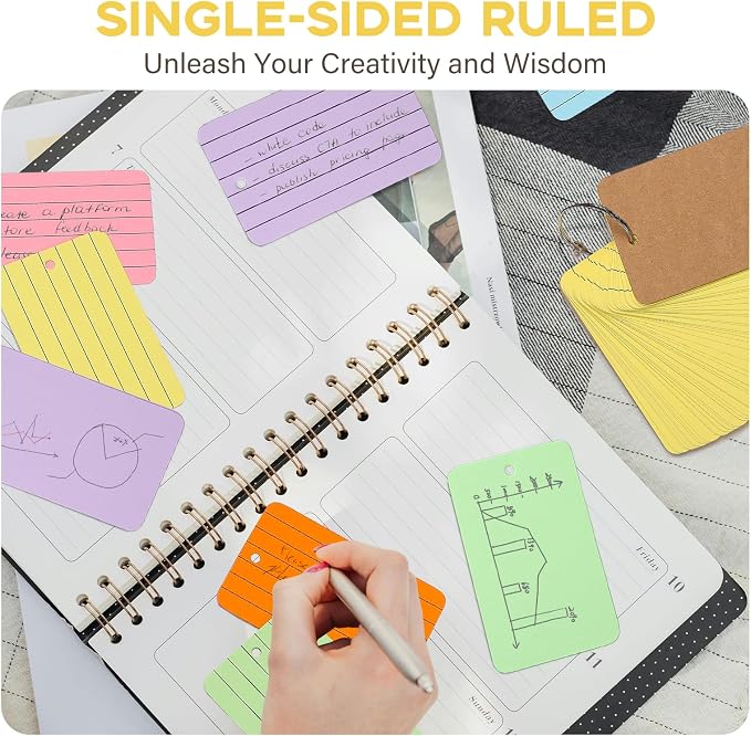 300Pcs Colored Index Cards - Image 7