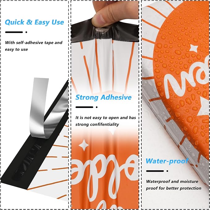 12x15.5 Poly Mailer Envelopes 50 Pack Shipping Bags - Image 3