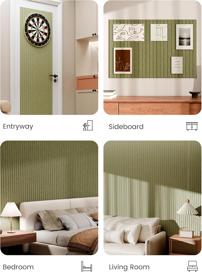 Bumusty Large Cork Board Alternative-36 x 24" Felt Bulletin Board Tiles - Image 5