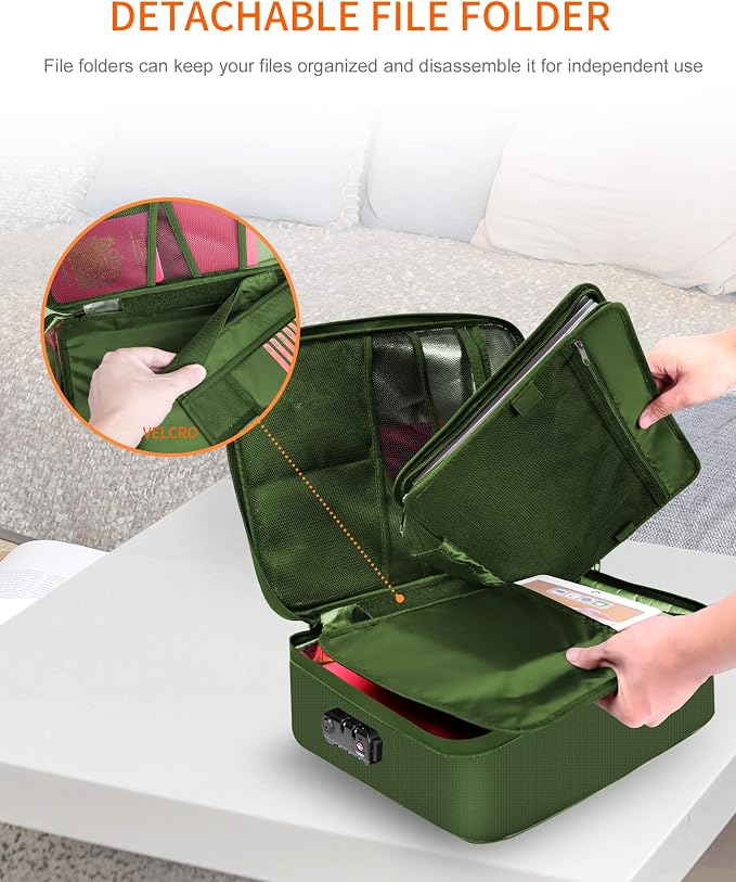 Noiposi Fireproof Document Box - Image 7