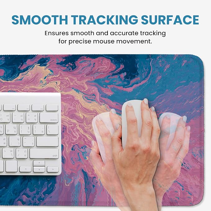 Aesthetic Desk Mat, Cute Vivid Sea Desk Pad Protector - Image 4