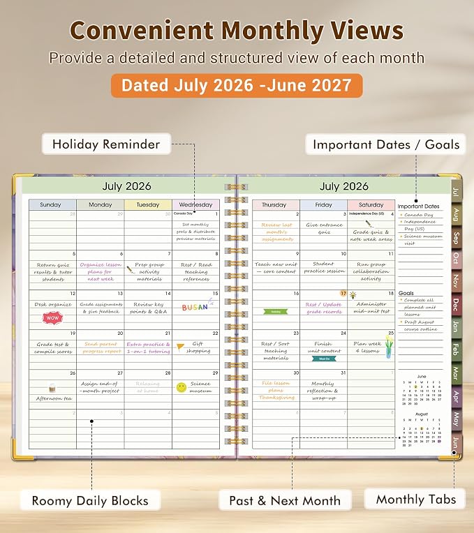 Teacher Planner 2026-2027, July 2026 - Image 2