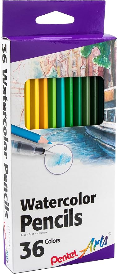Pentel Arts Watercolor Pencil Set - Image 2