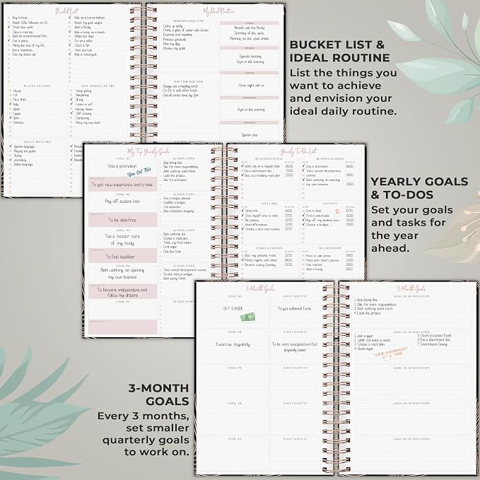 PLANBERRY Large Hourly Schedule Planner Premium – Undated Organizer - Image 5