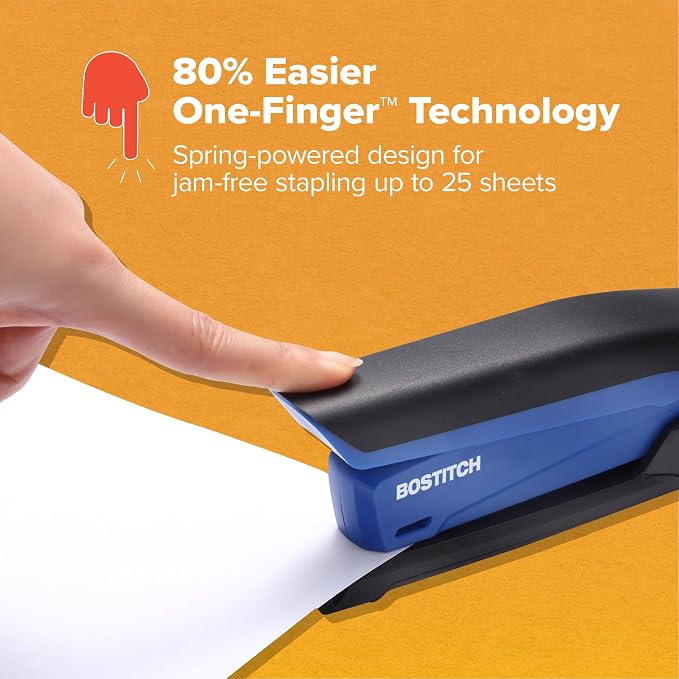 Bostitch Office InPower Spring-Powered Desktop Stapler, 20 Sheet Capcity - Image 3