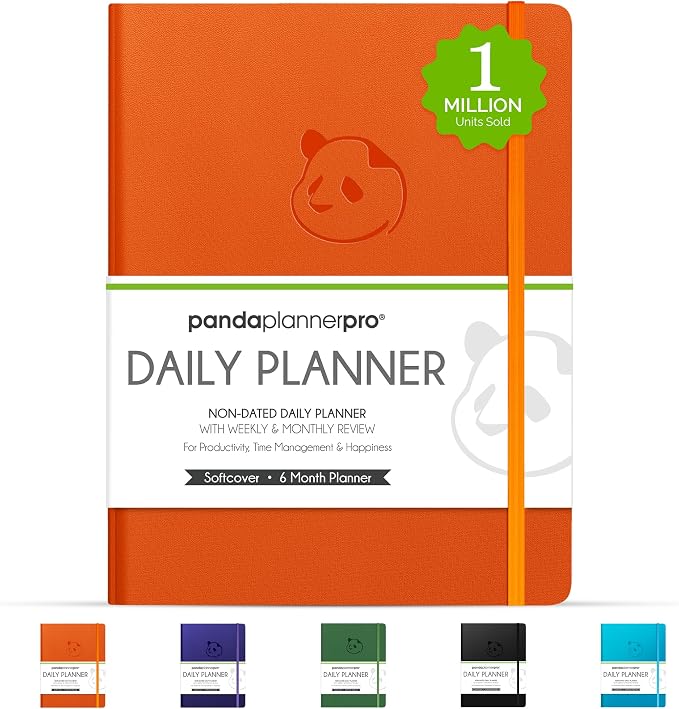 Panda Planner Pro A4 Undated Daily Planner 2026-2027, 8.5 x 11, weekly & - Image 9