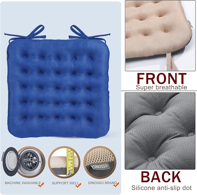 SINOSSO Excellent Support Effect Office Chair Cushion 1 Pack, Luxury Air Mesh - Image 3