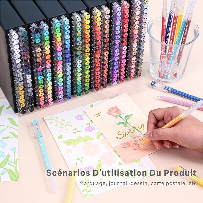 languo 252 PCS Acrylic Gel Pens - Image 4