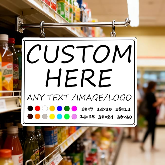 Custom business signs-36×30inches-Large size, Optional reflective, Strong and - Image 6