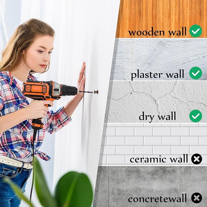 Watersay 50 Pcs Double Headed Picture Hanging Nails Long Push Pins - Image 3