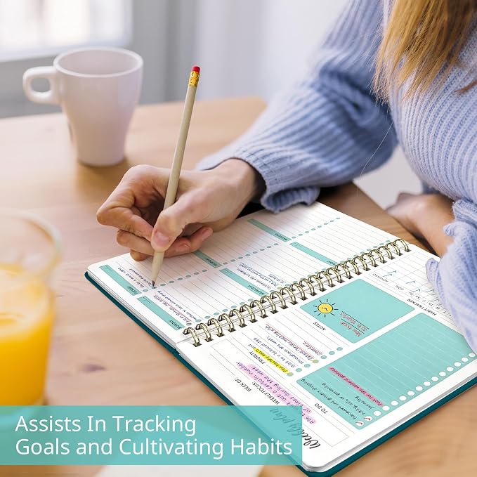 Taja Undated Weekly Planner, Weekly To Do List Notebook - Image 4