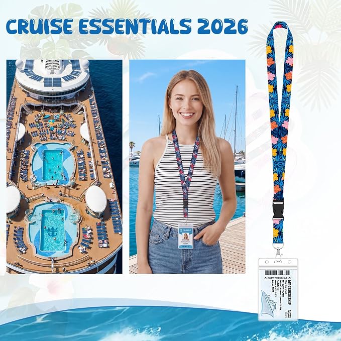 6 Pack Lanyards for Cruise Ship Cards - Image 3