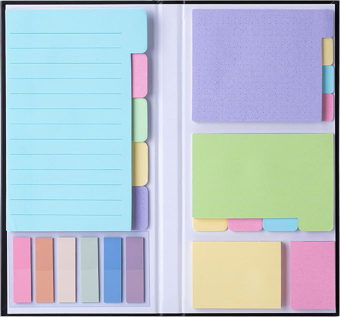Mr. Pen- Sticky Notes Set, 410 Pack, Ruled | Dotted & Blank Notes by MrPen