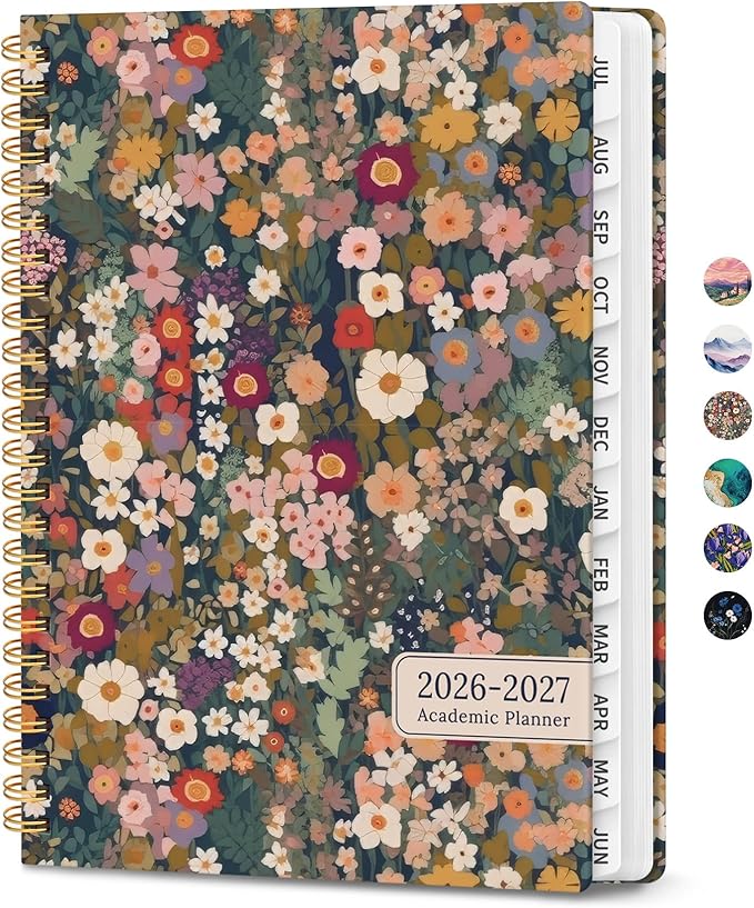 Planner 2026-2027, Monthly and Weekly Academic Planner July 2026 by Zotia