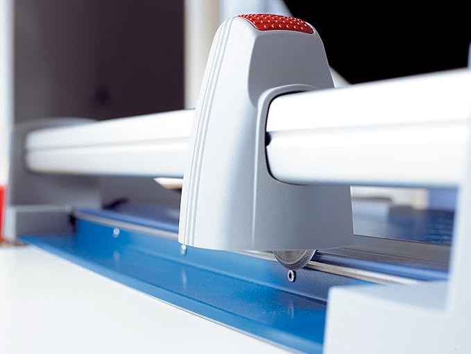 Dahle 442 Premium Rotary Trimmer, 20" Cut Length, 30 Sheet Capacity, Self-Sharpening, Automatic Clamp, German Engineered Paper Cutter-DeskLoop Office