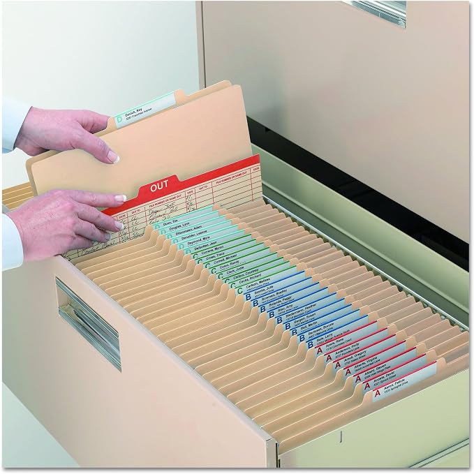 Smead File Folder, Reinforced 2/5-Cut Right of Center Position, Guide Height - Image 6