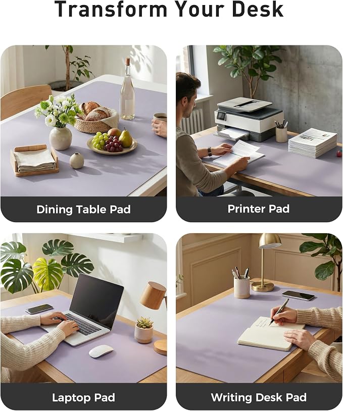 Aothia Faux Leather Desk Mat - Image 6