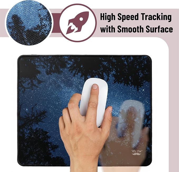 Mr. Pen- Mouse Pad, 12.5"x 10.5", 2 Pack, Night Sky | Laptop and Computer Mouse - Image 4