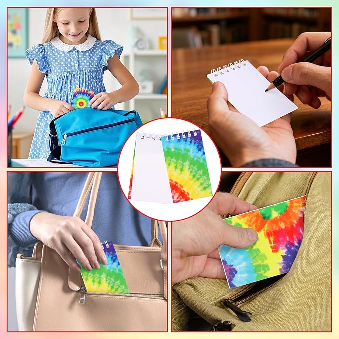 Hooqict 24 Pack Small Spiral Notebook Pocket Notepad Mini Journal Pocket - Image 6