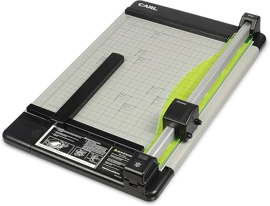 Carl Manufacturing 12220 HVY-Duty Paper Trimmer 15-Inch 36 Sht Cap. 14-Inch x15-1/4-Inch x3/4-Inch GY-DeskLoop Office