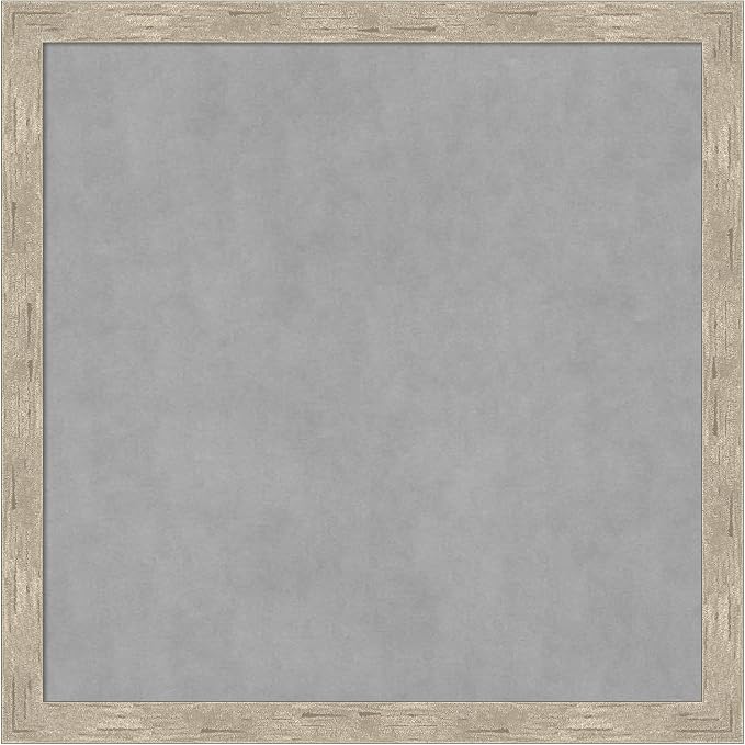 Amanti Art Silver Framed Magnetic Board 13x13 X-Small Vision Board by AmantiArt