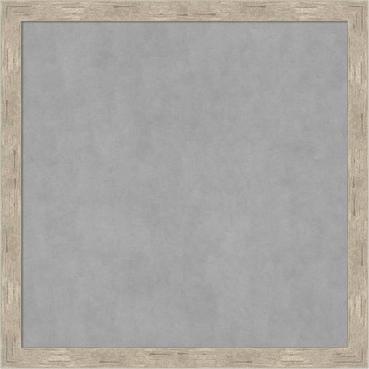 Amanti Art Silver Framed Magnetic Board 13x13 X-Small Vision Board by AmantiArt