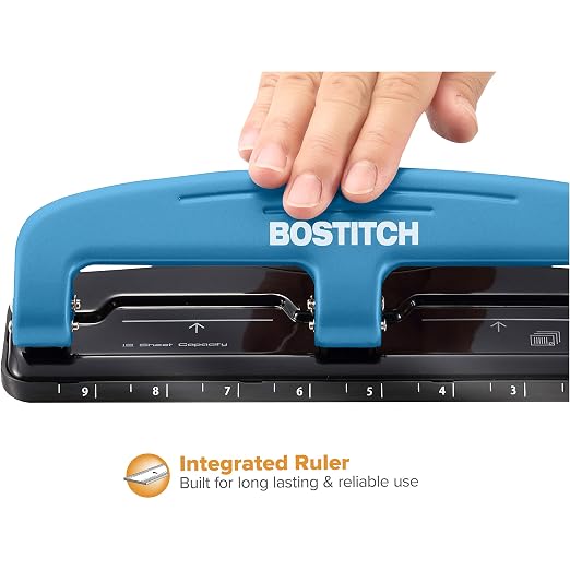 Bostitch Office EZ Squeeze™ Reduced Effort 3-Hole Punch, 12 Sheets - Image 2