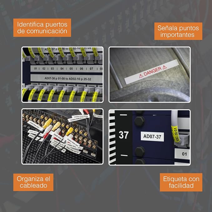 Brother PTE110 Entry Level Industrial Handheld Labeling Tool Kit - Image 4