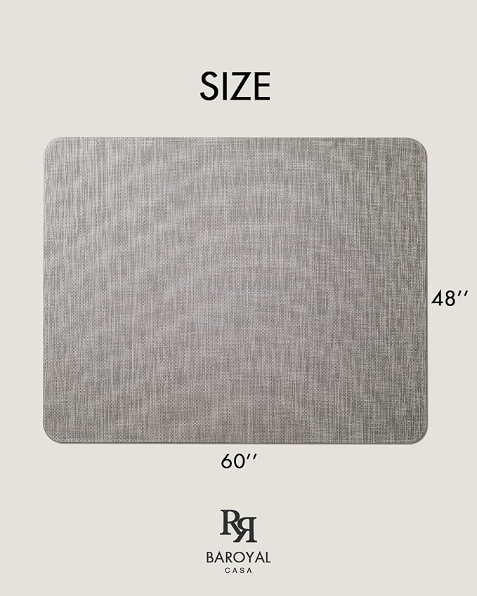 Baroyal Office Chair Mat for Hardwood Floor Under Desk Computer Rolling Chair - Image 6