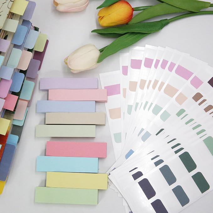 Potanro 1140PCS Sticky Index Tabs, Colourful Tabs - Image 3