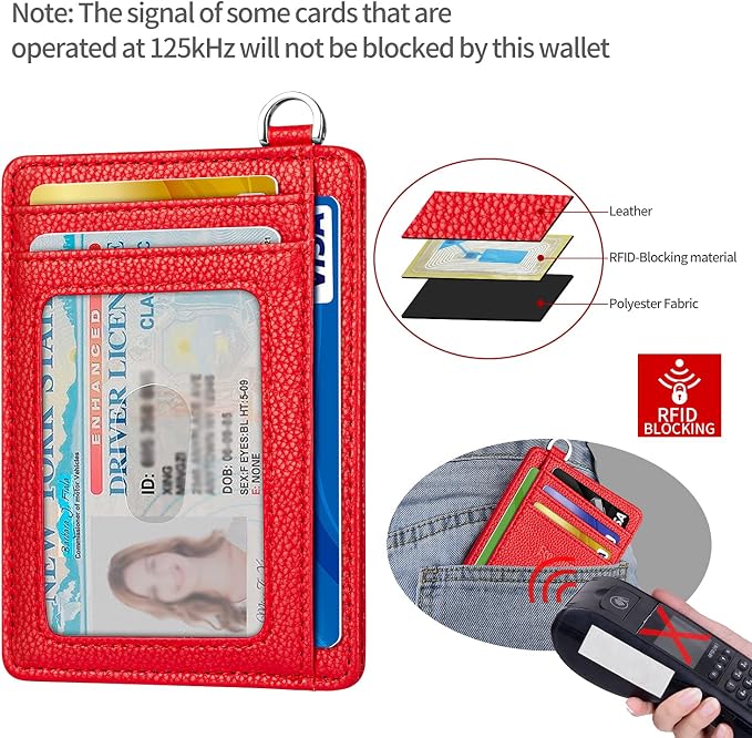Slim Minimalist Front Pocket Wallet, RFID Blocking Credit Card Holder Wallet - Image 4