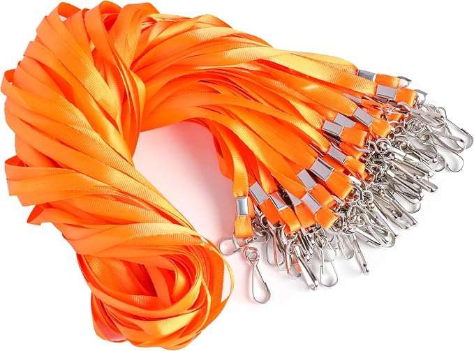 LOCONHA 100 Pack Orange lanyards Lanyards by LOCONHA