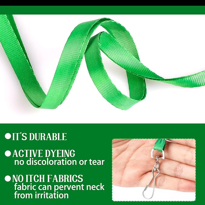 LOCONHA 100 Pack Green lanyards Lanyards - Image 4