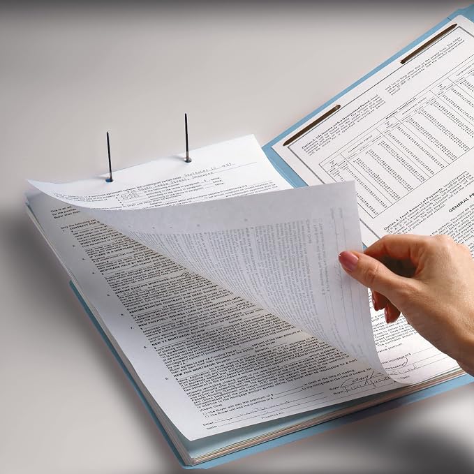 Smead Fastener File Folders, Reinforced 1/3-Cut Tabs, 2 Fasteners, Letter Size - Image 10