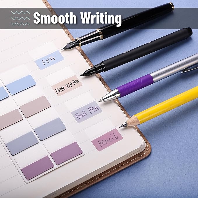 Mr. Pen- Sticky Index Tabs, 240 Pcs, Pastel Sticky Tabs for Notebooks, Page Markers, Page Tabs for Binders, Page Tabs Sticky Tabs for Books, Notebook Tabs, Book Sticky Tabs for Notebooks-DeskLoop Office